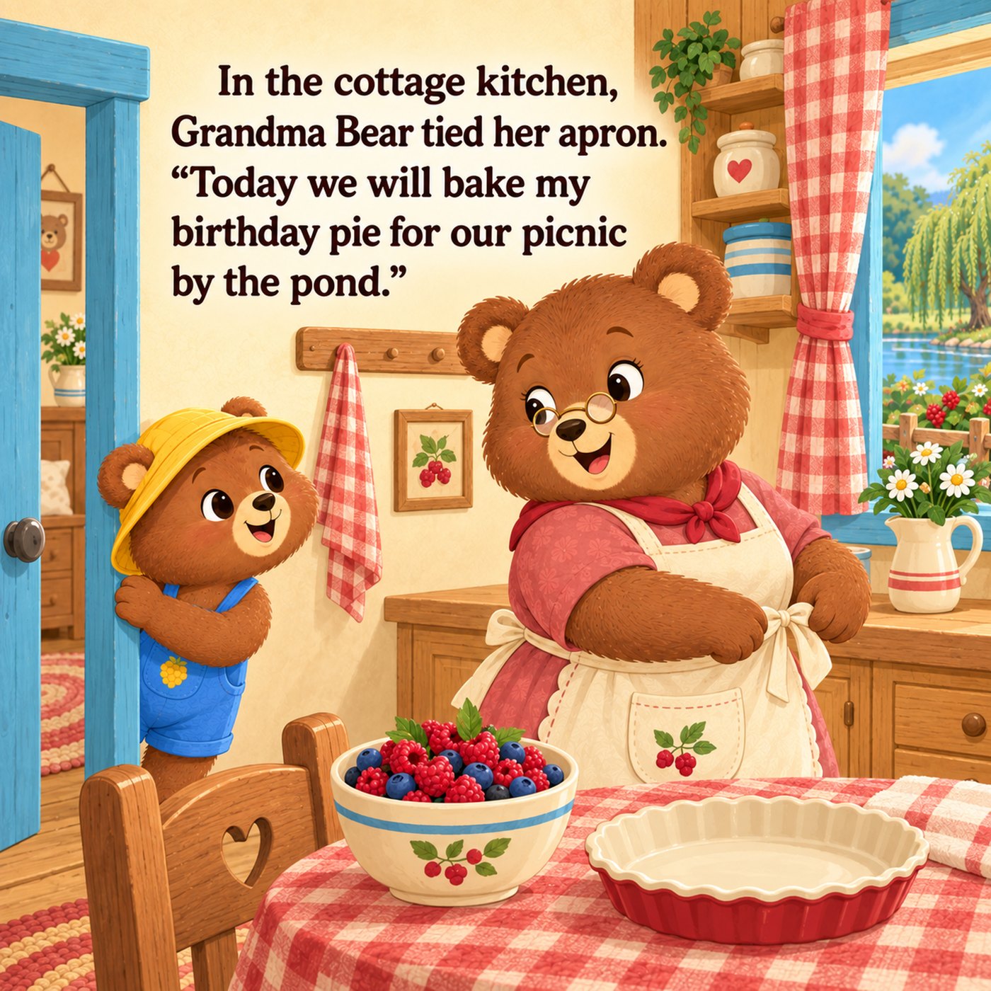 Barnaby and the Birthday Pie, page 2, full-color edition