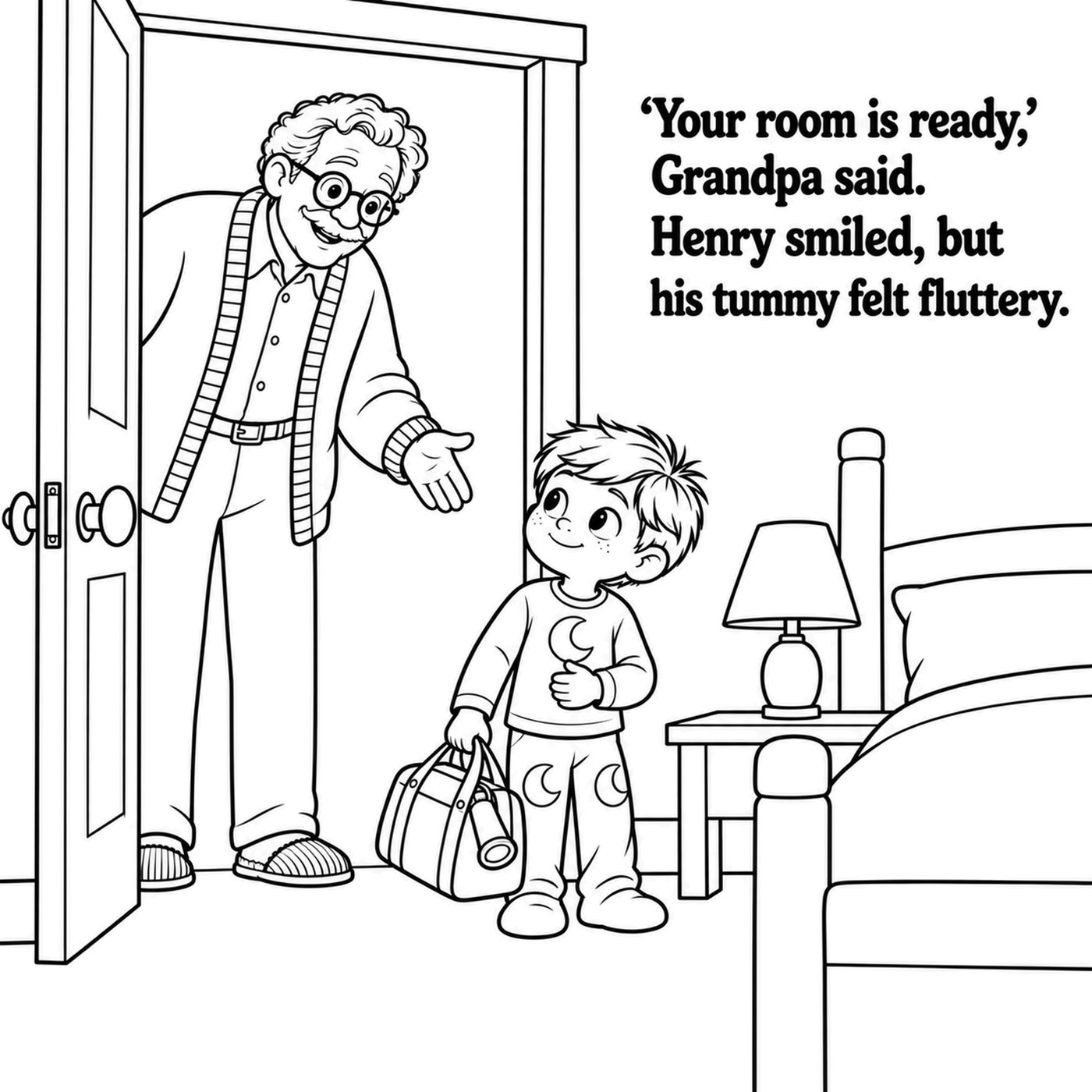 Henry, page 2, coloring edition