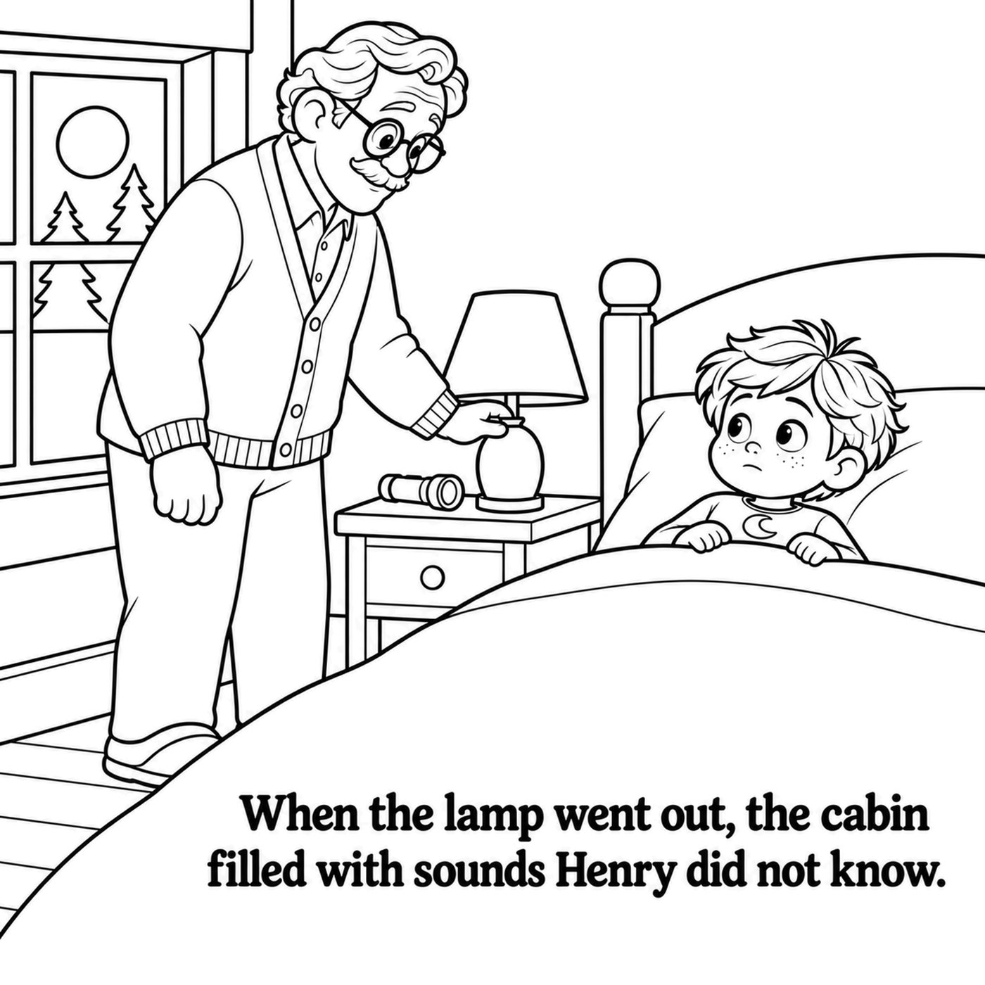 Henry, page 4, coloring edition