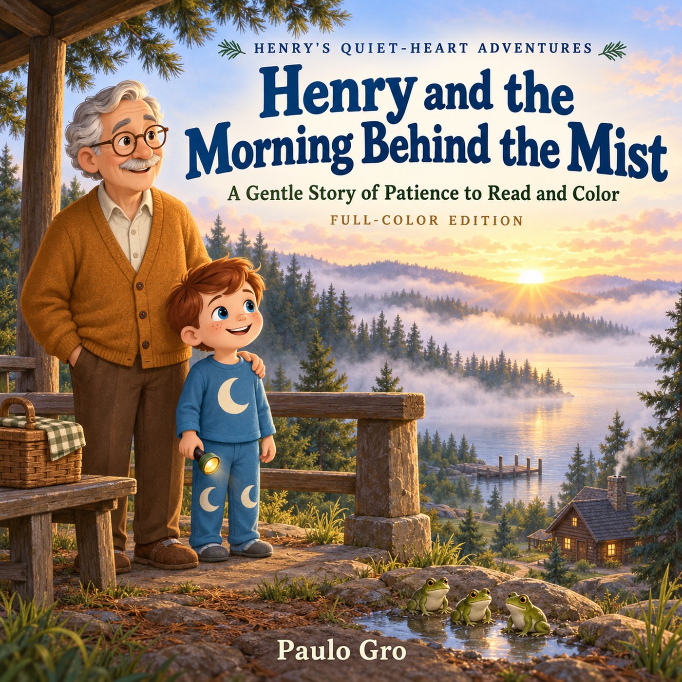 Henry and the Morning Behind the Mist, Volume 2 cover, full-color edition
