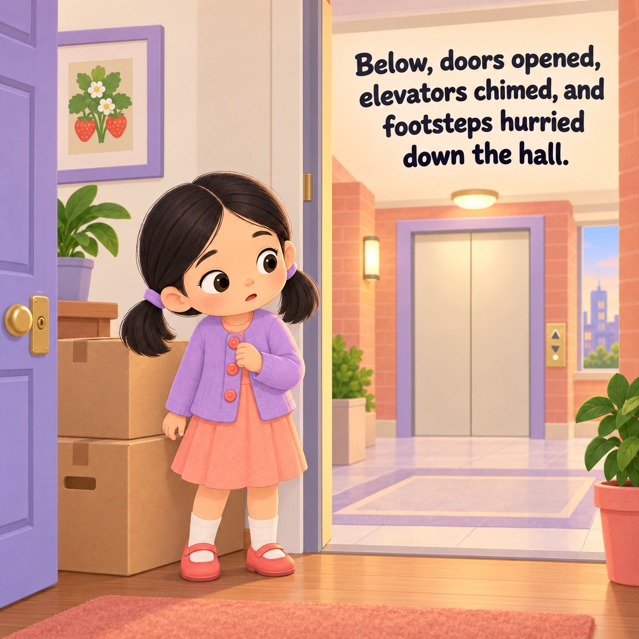 Lily, moving day page, full-color edition
