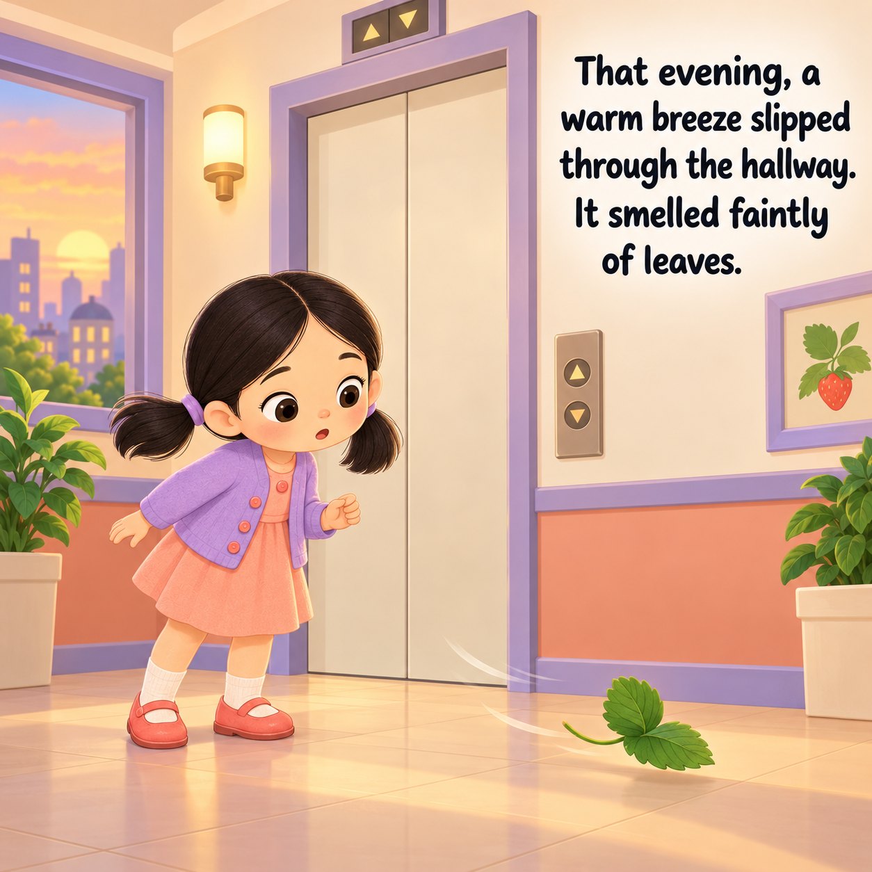 Lily, hallway page, full-color edition