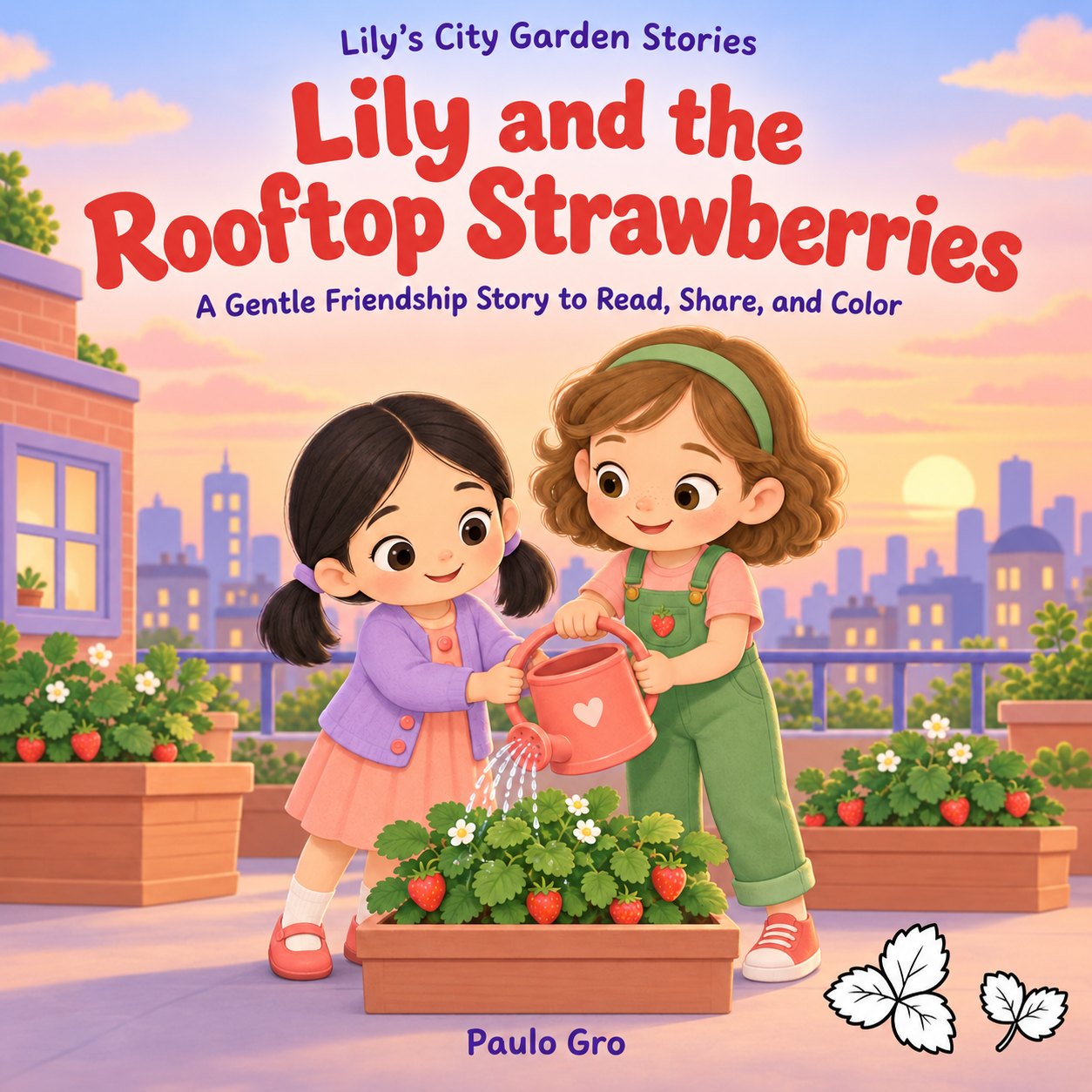 Lily and the Rooftop Strawberries, front cover